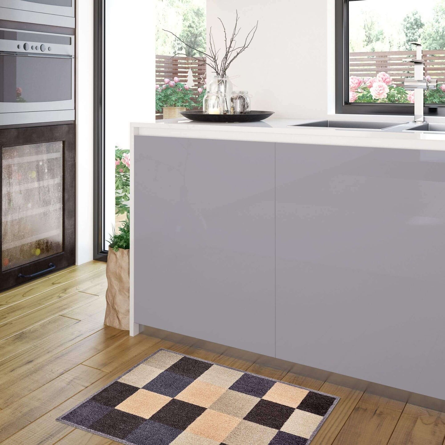 Recycled Washable Small Medium Mats | 130-2 The Rugs