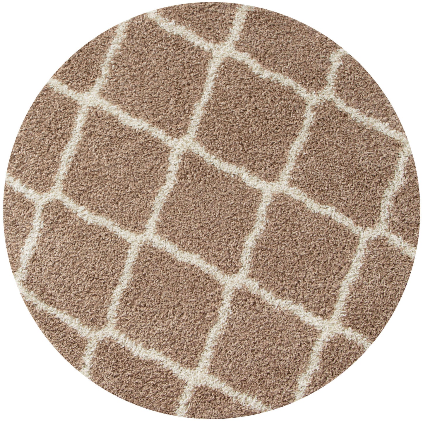 Moroccan Beige Shaggy Rug | 720 The Rugs
