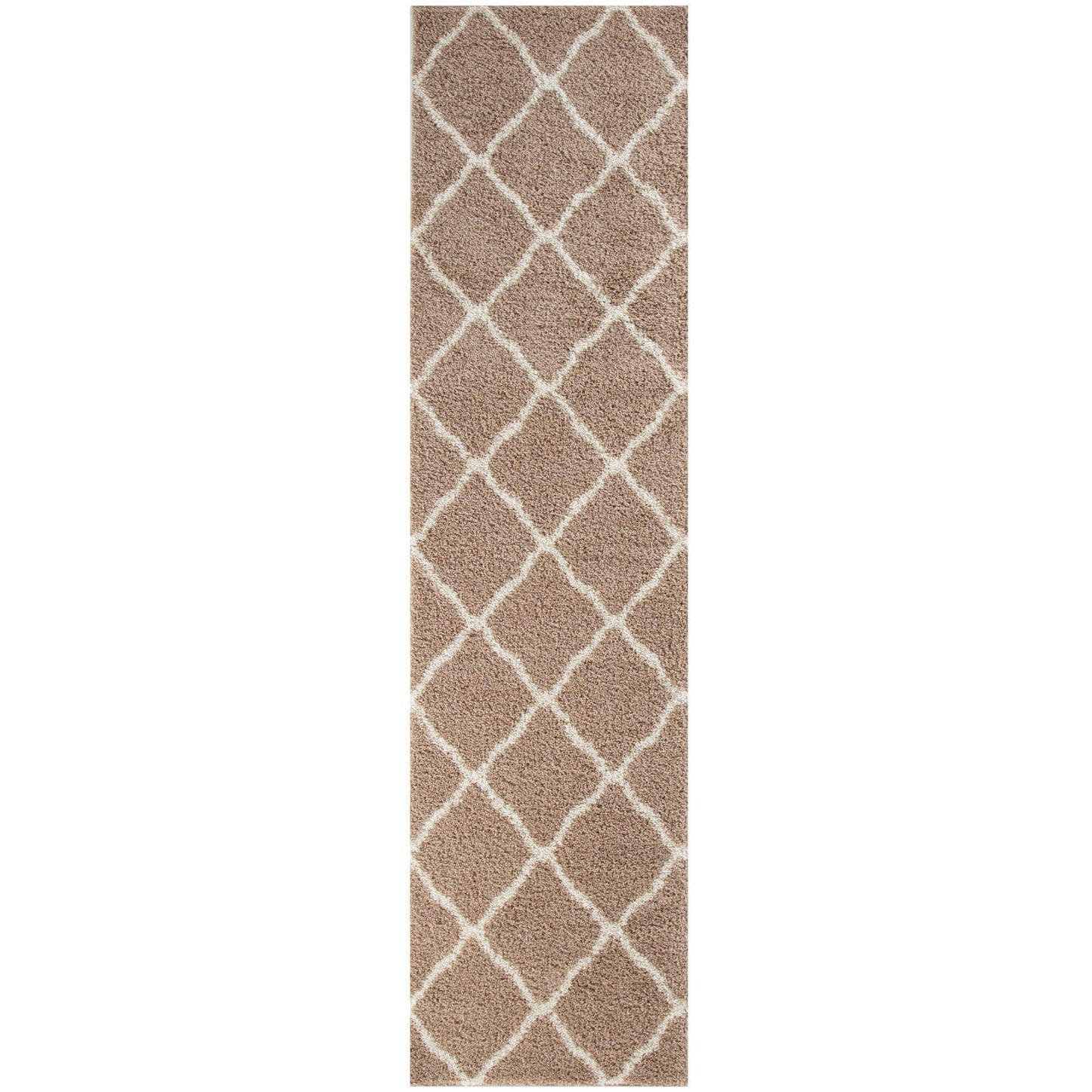 Moroccan Beige Shaggy Rug | 720 The Rugs