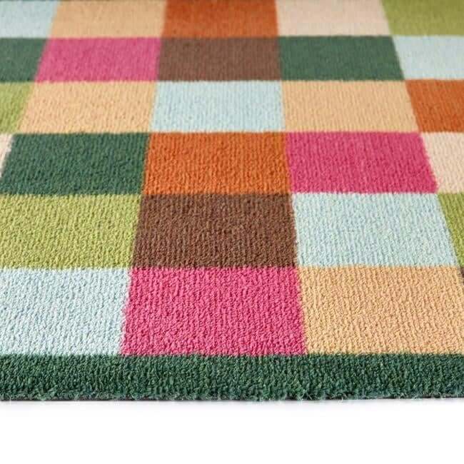 Eco-Friendly Washable Geometric Mat The Rugs