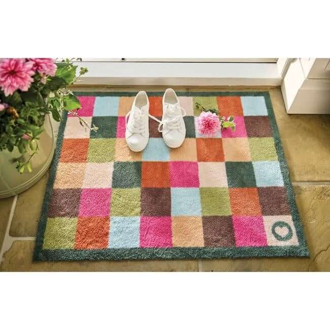 Eco-Friendly Washable Geometric Mat The Rugs