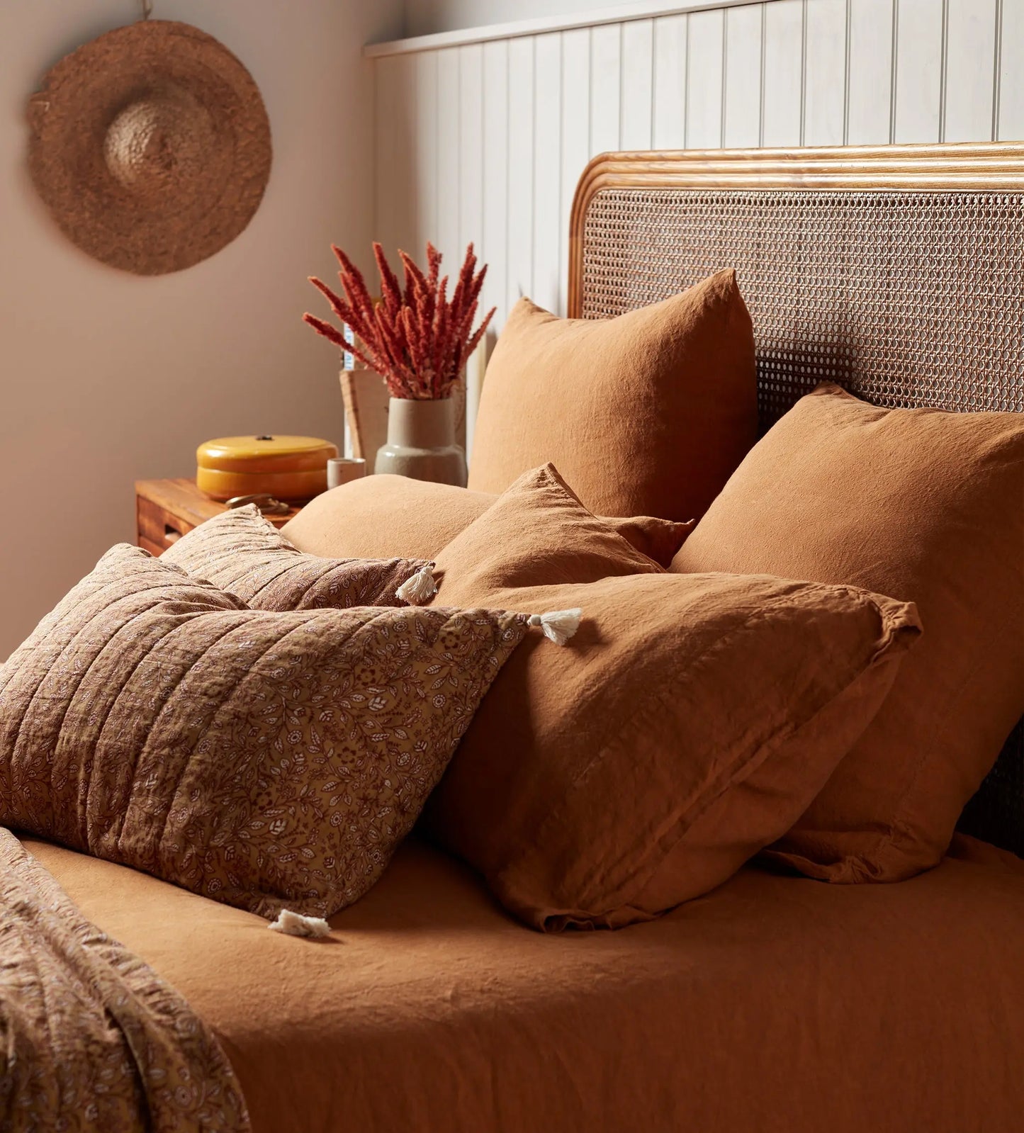 Amber 100% Linen Duvet Cover The Secret Linen Store