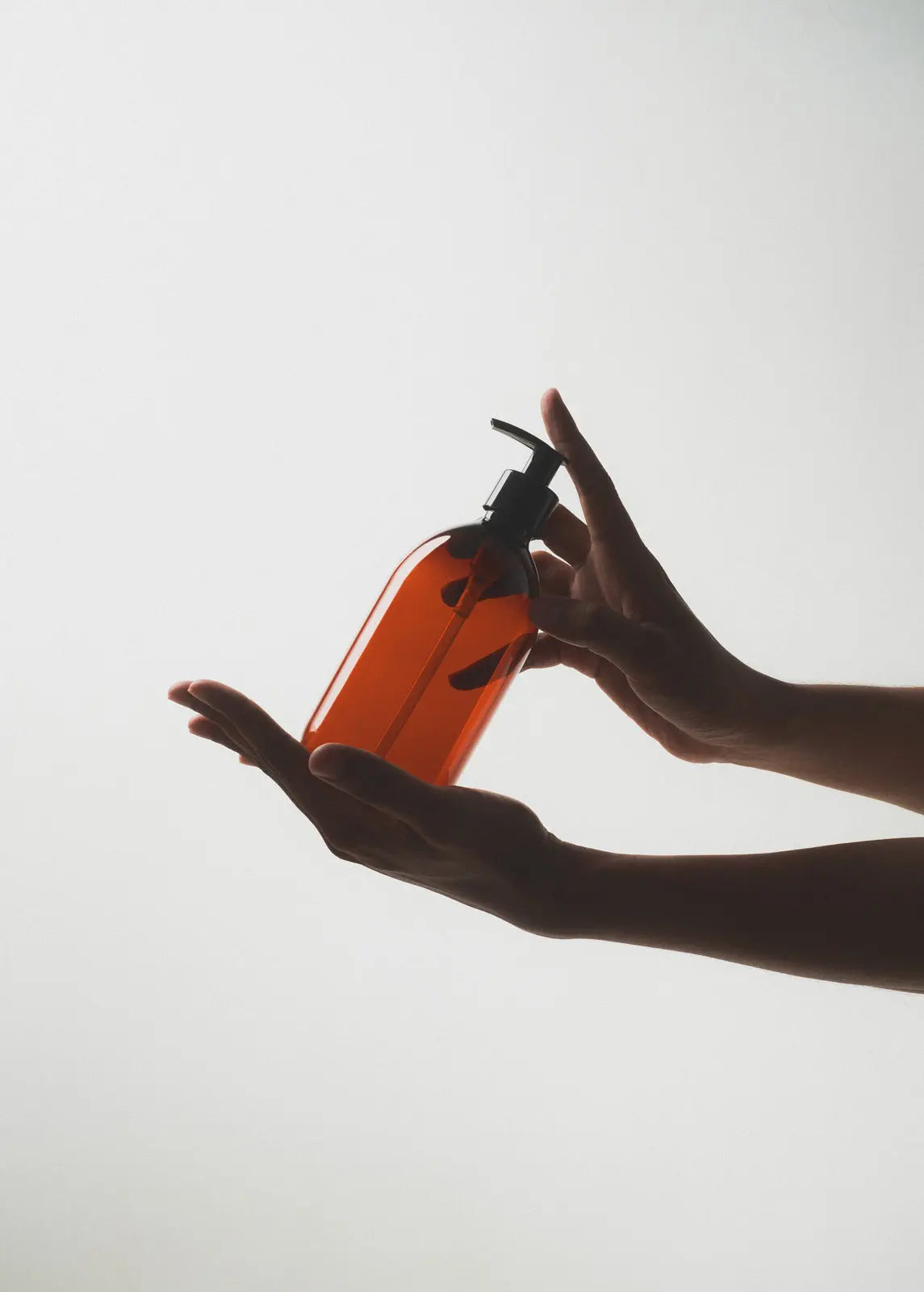 Amber Plastic Pump Bottle Kuishi