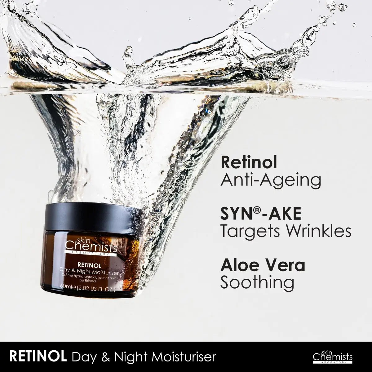 Anti-Ageing Retinol Night Moisturiser with SYN®-AKE 60ml skinChemists
