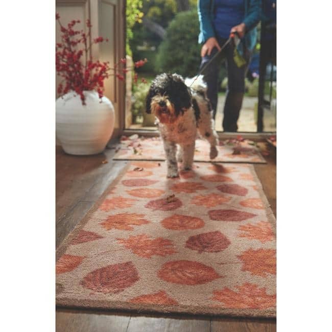 Eco-Friendly Washable Floral Mat The Rugs