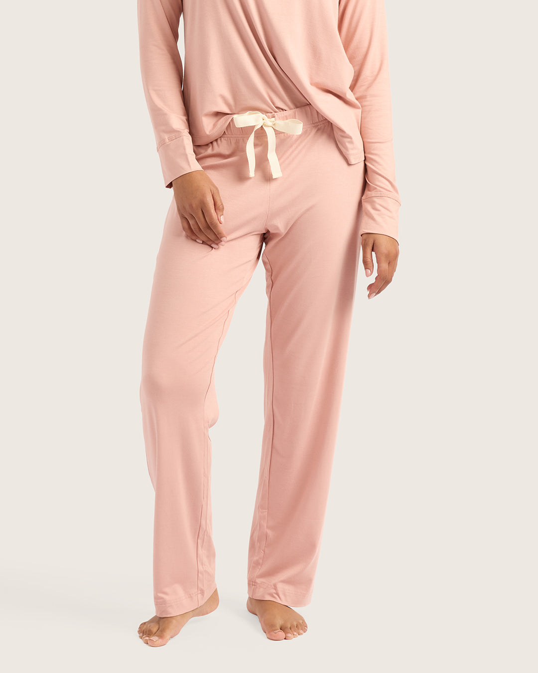 Dusty Pink Goodnight Women's Bamboo Sleep Trouser Boody