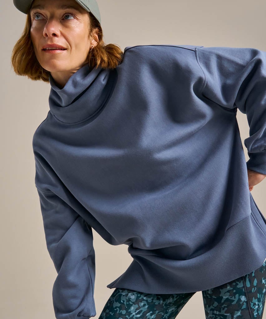 Turtle Dove 73 Zero Funnel Neck Sweat Top BAM Clothing