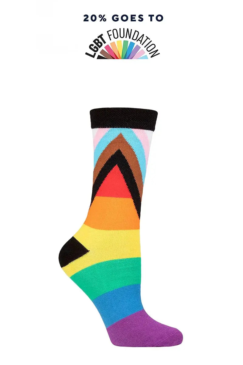 Bamboo 1 Pair Pride Socks Collection Progress Pride LazyPanda