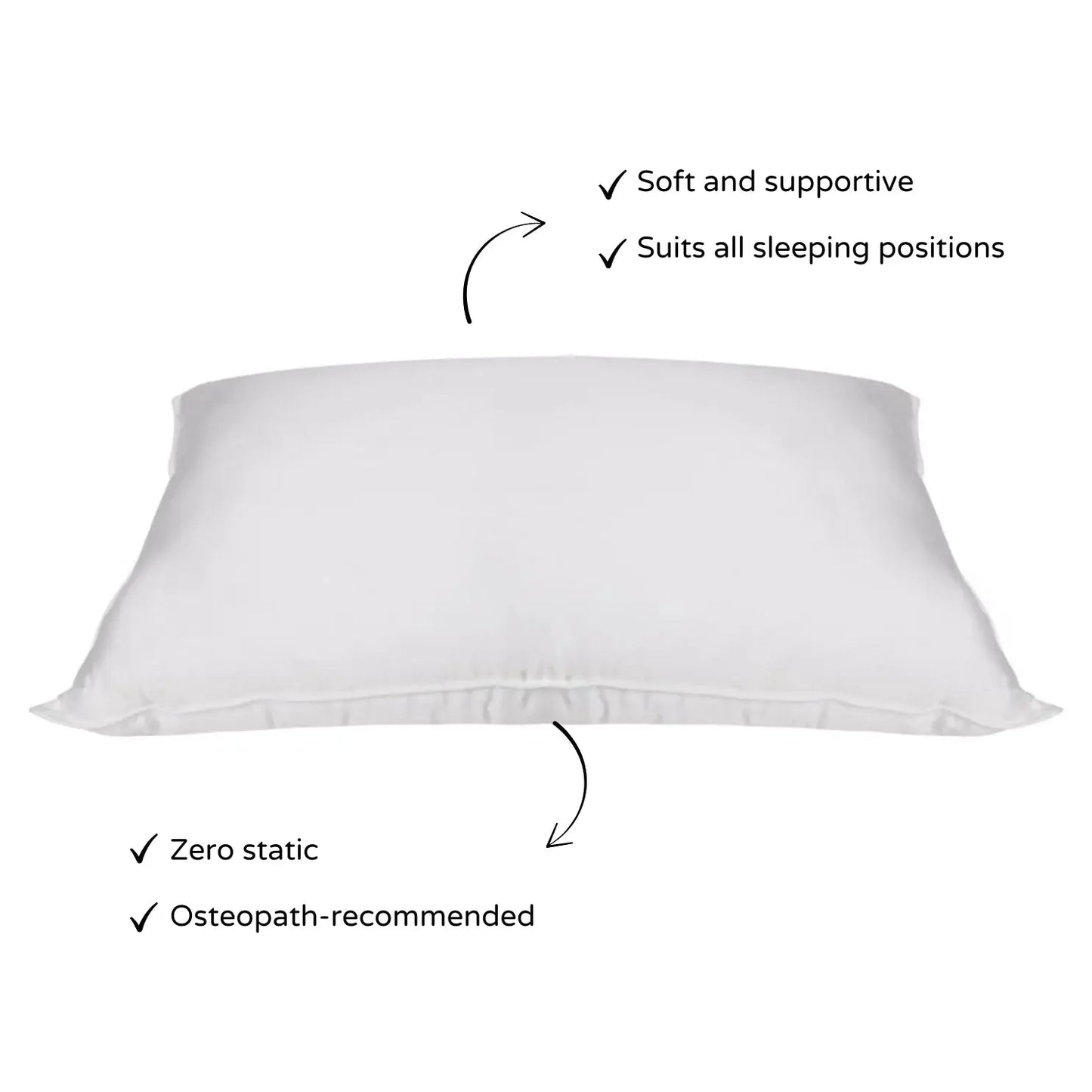 Bamboo Pillow (Eucalyptus & Bamboo) Ethical Bedding™