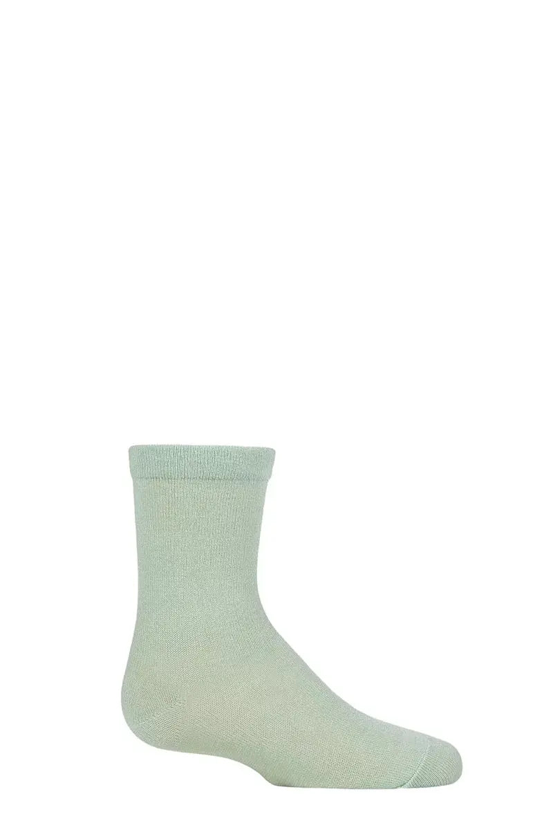 Bamboo Socks with Comfort Cuff and Smooth Toe Seams Sage LazyPanda