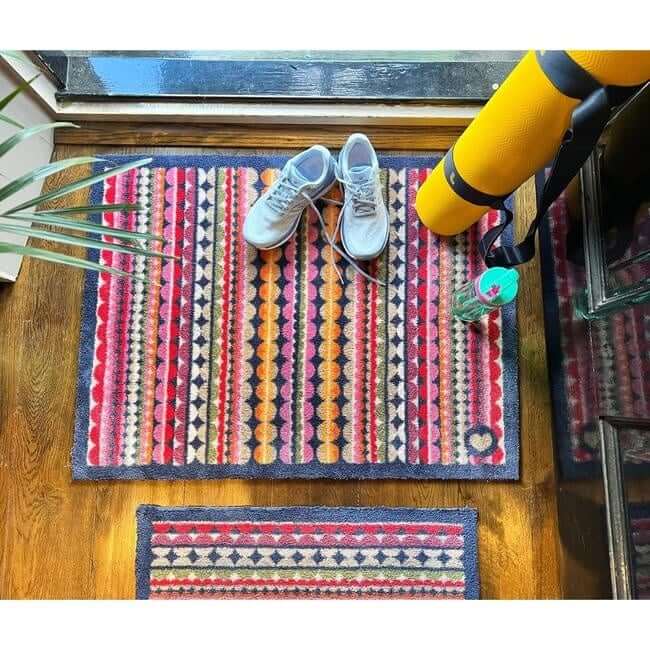 Eco-Friendly Washable Chevron Mat The Rugs