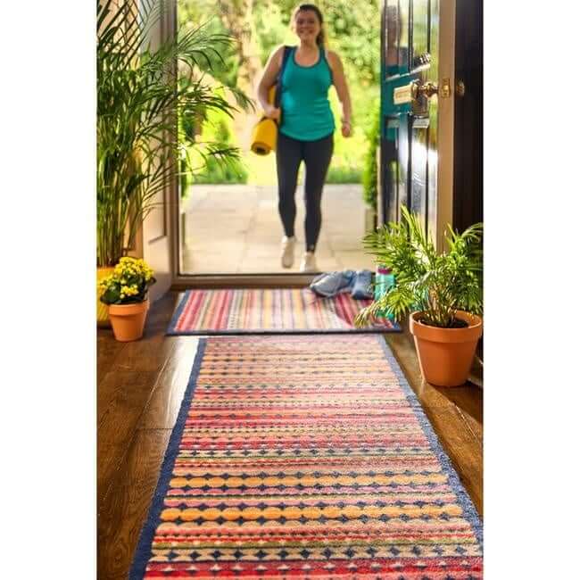 Eco-Friendly Washable Chevron Mat The Rugs