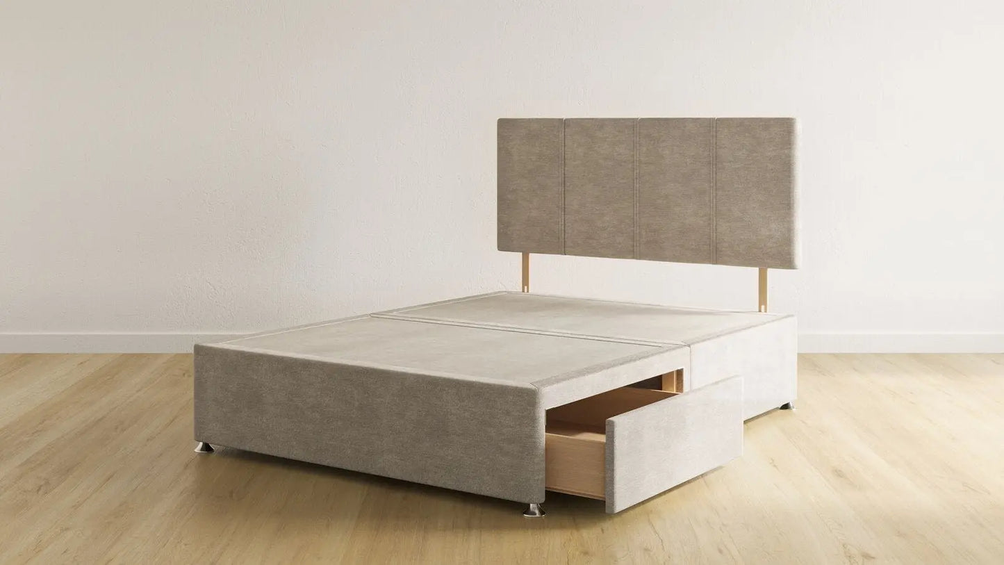 Beige Divan Bed Emma