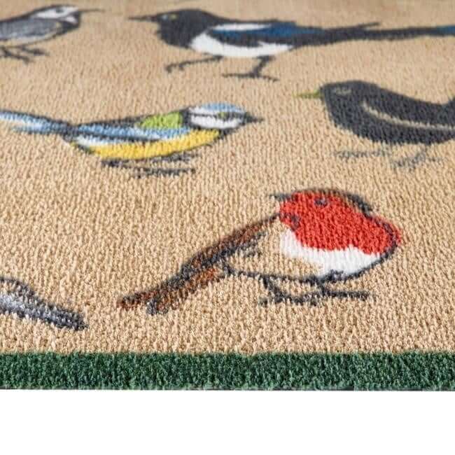 Eco-Friendly Washable Birds Mat The Rugs