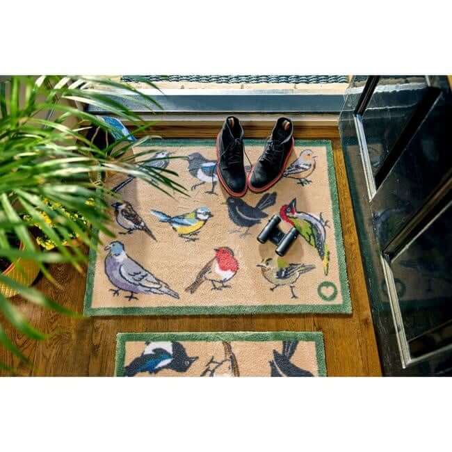 Eco-Friendly Washable Birds Mat The Rugs