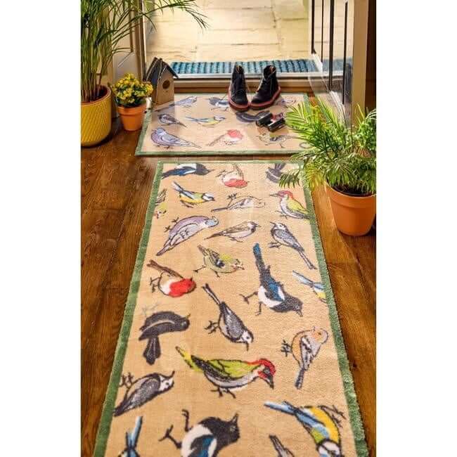 Eco-Friendly Washable Birds Mat The Rugs