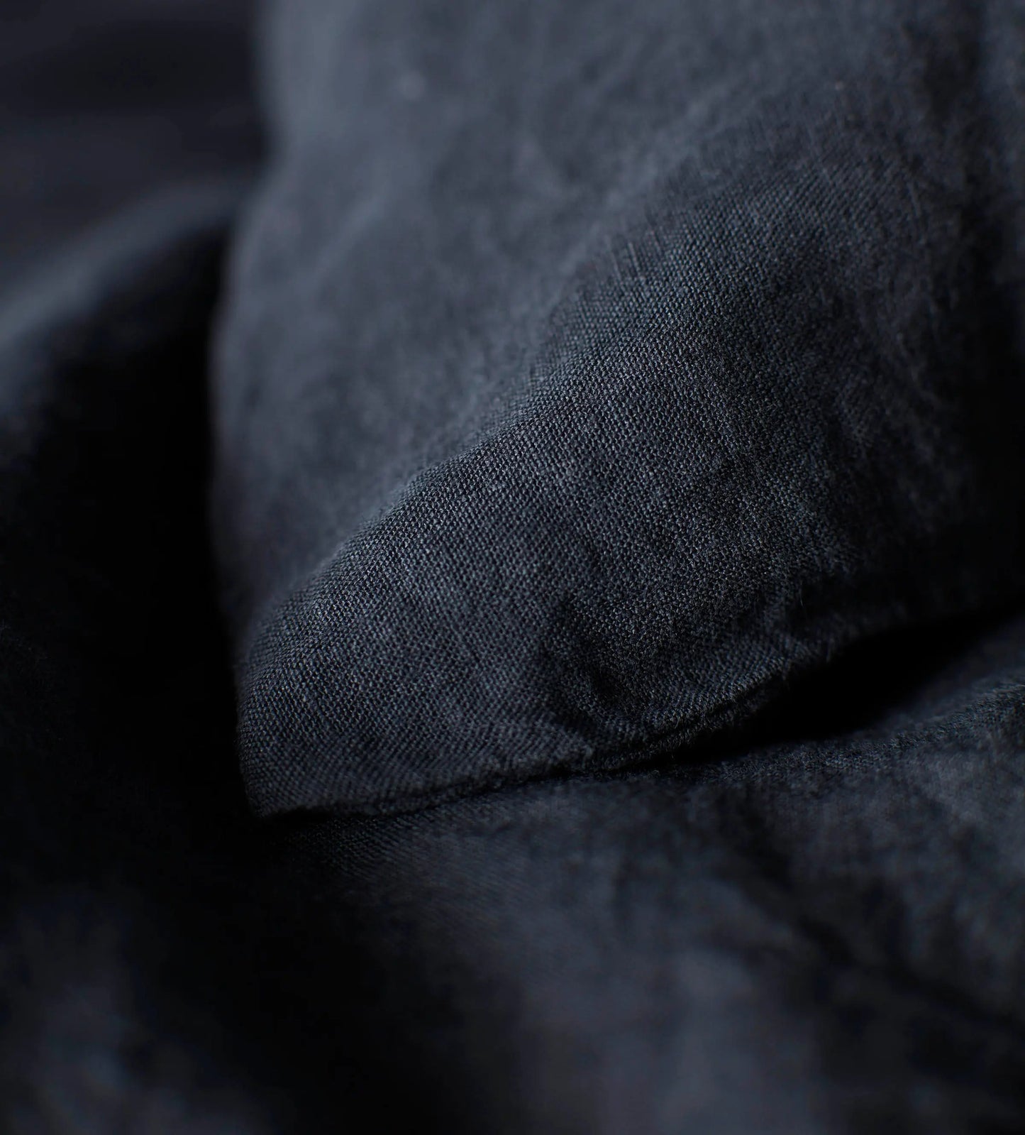Black 100% Linen Duvet Cover The Secret Linen Store