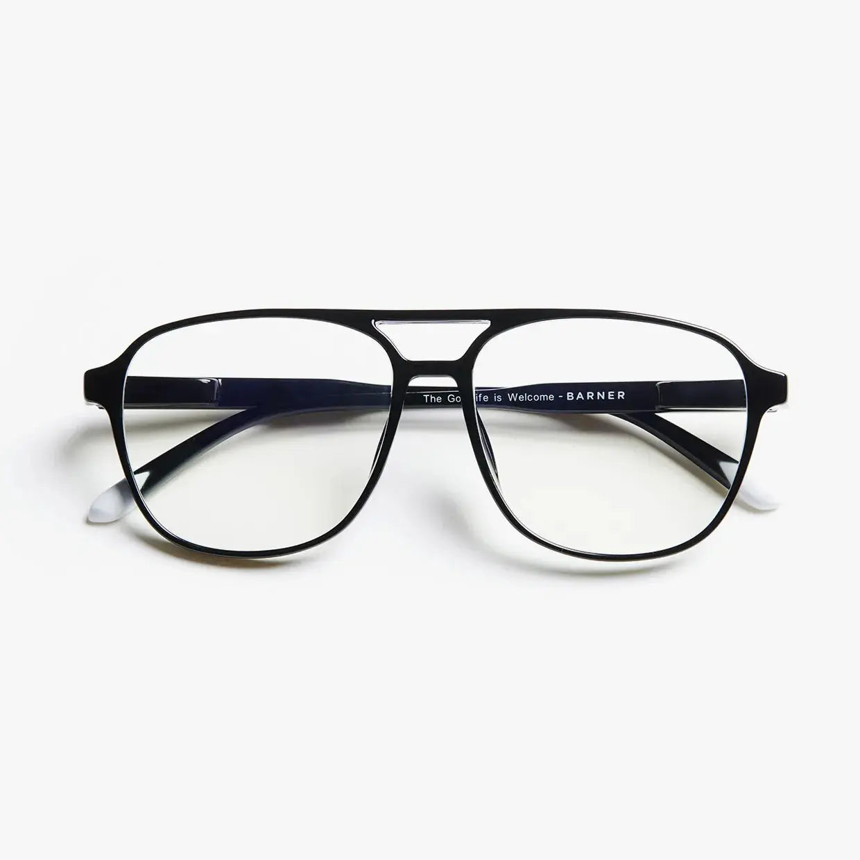 Black Noir Brad Glossy Glasses Barner