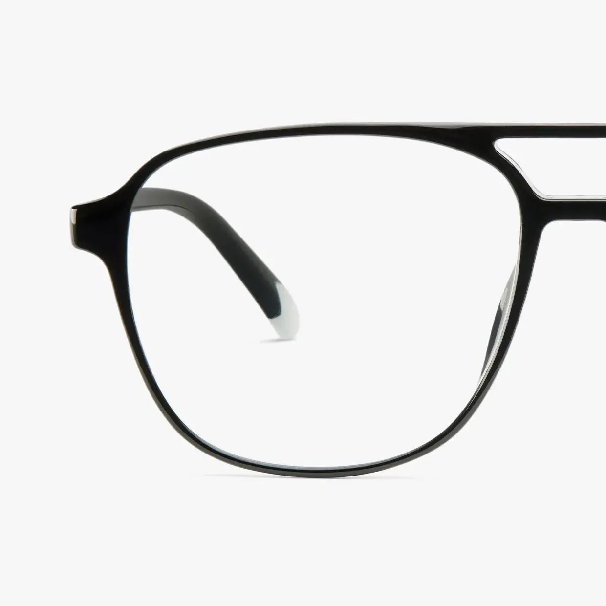 Black Noir Brad Glossy Glasses Barner