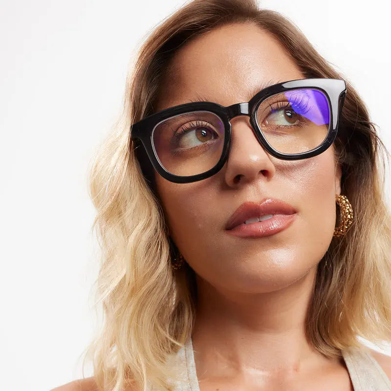 Black Noir Osterbro Glossy Glasses Barner