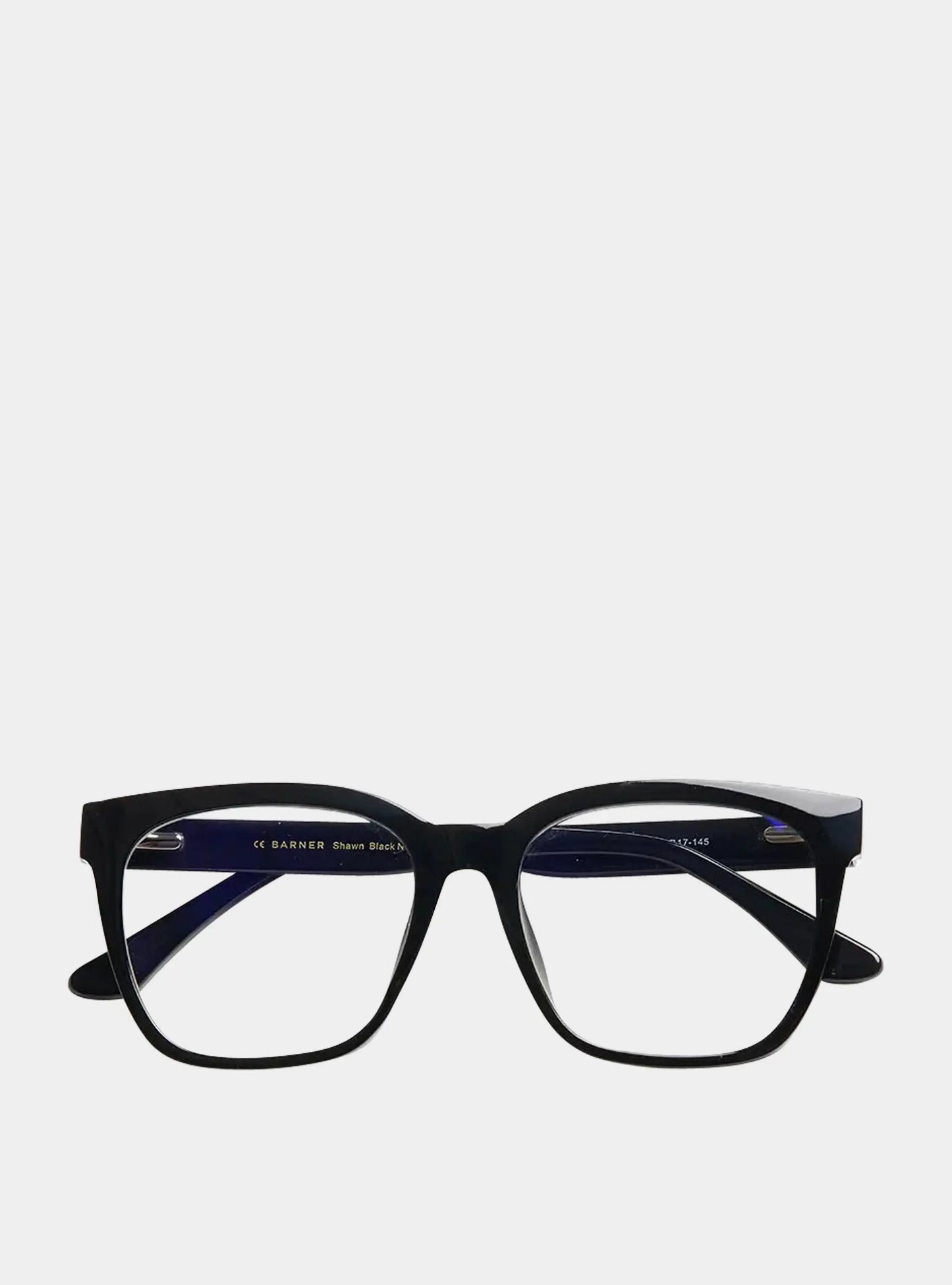 Black Noir Shawn Glasses Barner