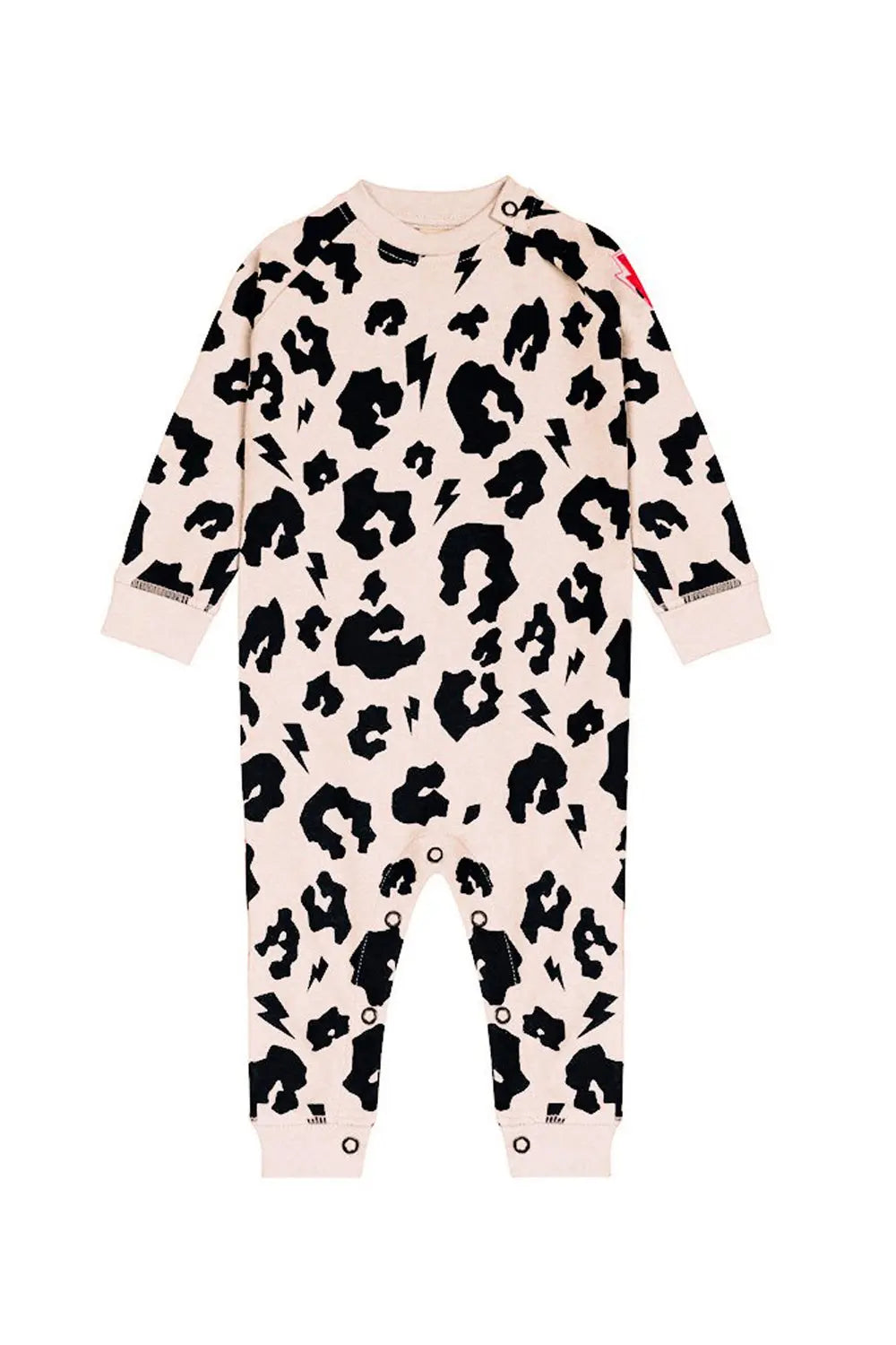 Blush Leopard Romper Scamp & Dude