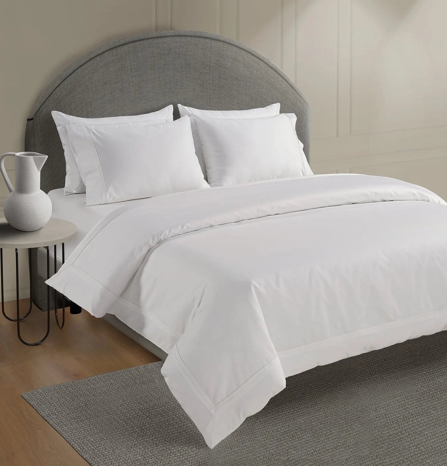 Brilliant White Royalton 800 Thread Count Egyptian Cotton Duvet Cover Bedding Envy