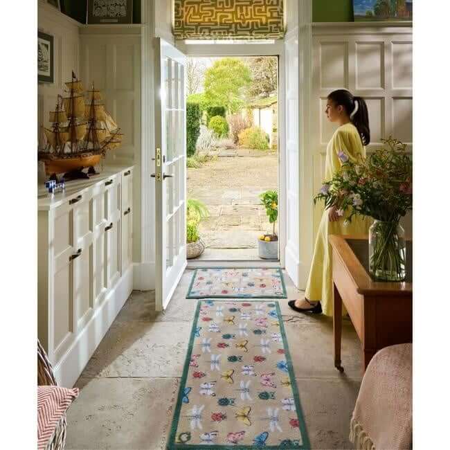 Eco-Friendly Floral-Inspired Mat The Rugs