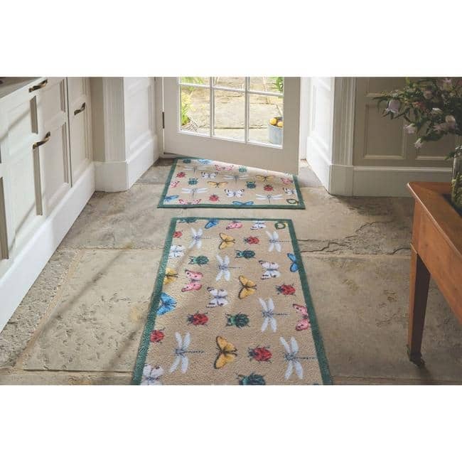 Eco-Friendly Floral-Inspired Mat The Rugs