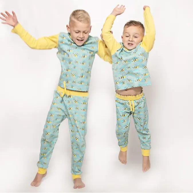 Busy Bees Boys Jersey Pyjamas Luca and Rosa