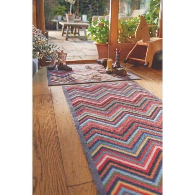 Eco-Friendly Washable Chevron Mat The Rugs