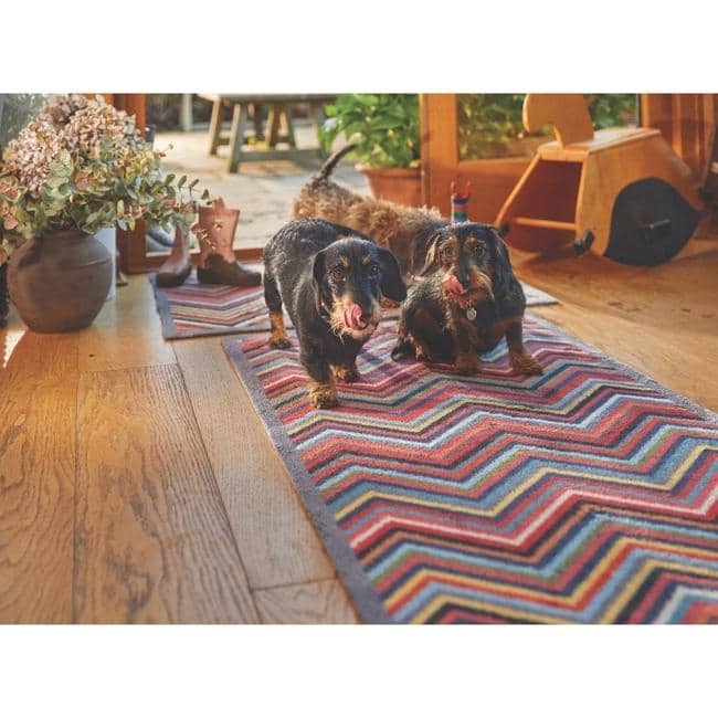 Eco-Friendly Washable Chevron Mat The Rugs