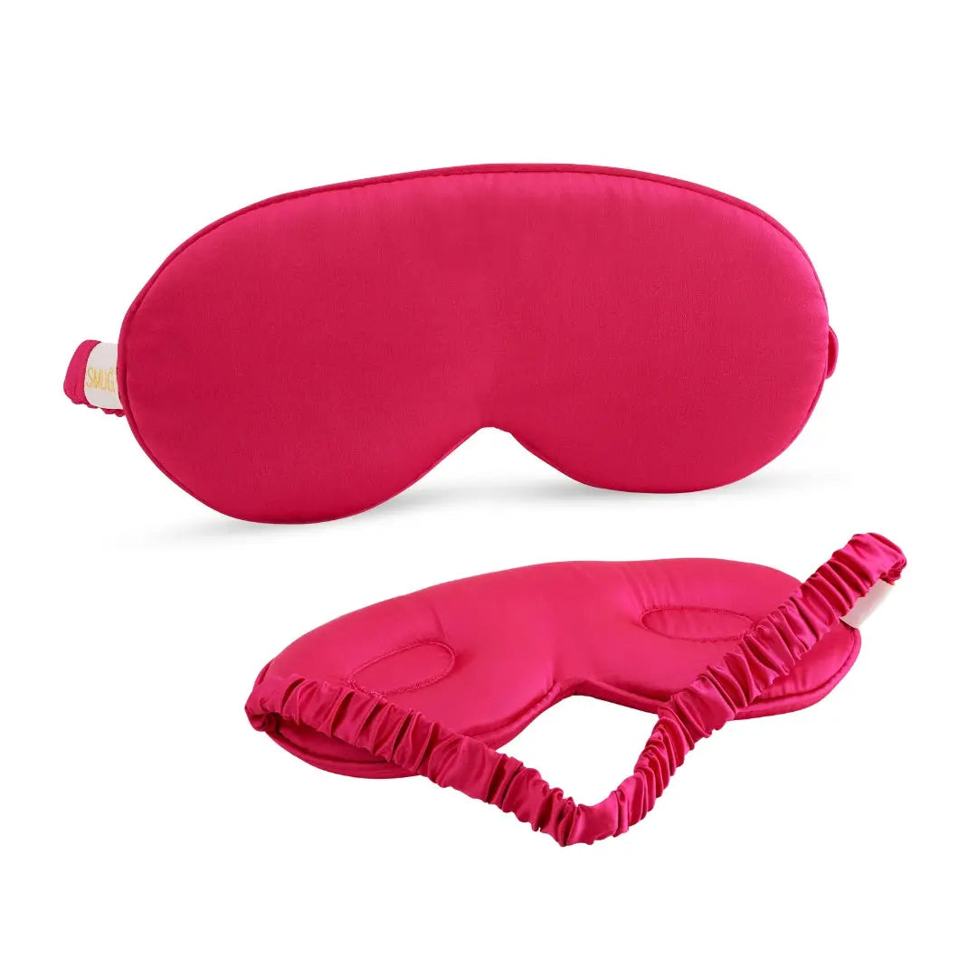 Cloud Padded Satin Sleep Mask - Scarlett Print SMUG