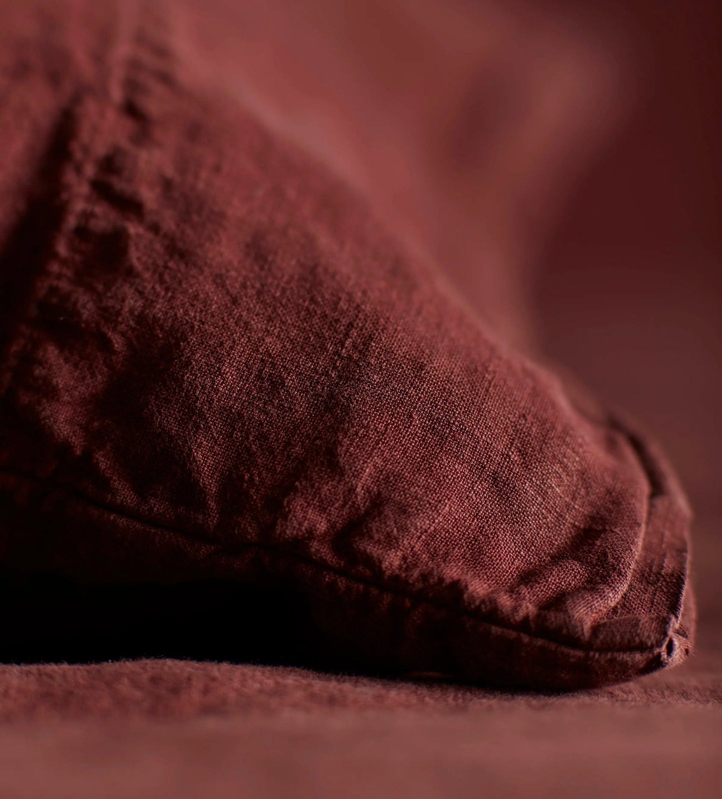 Conker 100% Linen Duvet Cover The Secret Linen Store