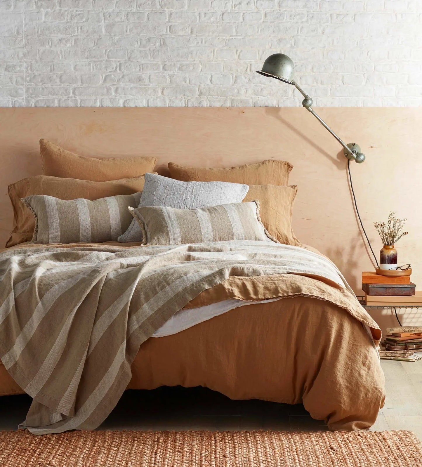 Cumin 100% Linen Bed Linen The Secret Linen Store