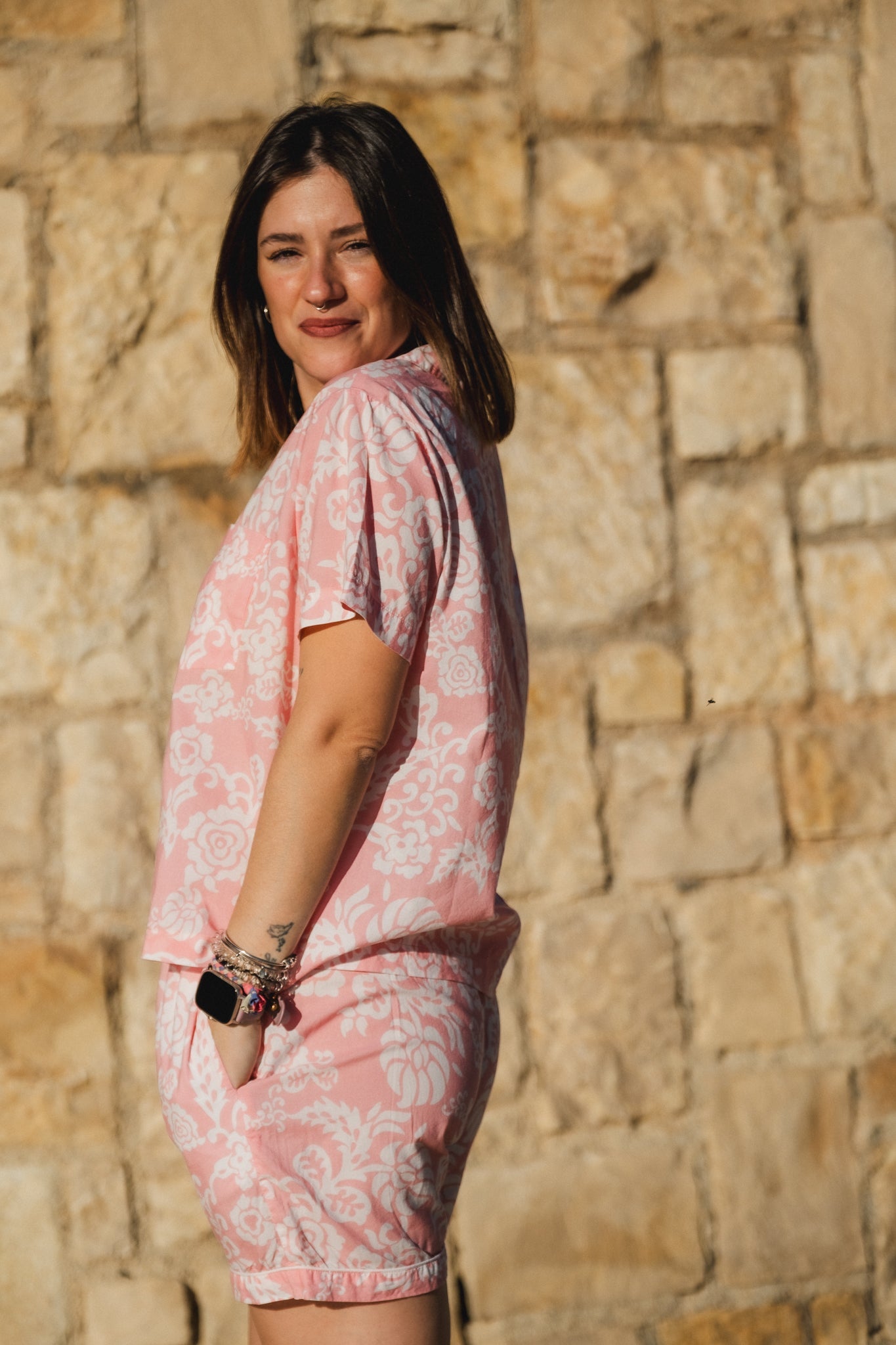 Samara Shorts and Shirt Pyjama Set Naree Clothing