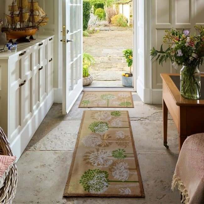 Eco-Friendly Floral-Inspired Mat The Rugs