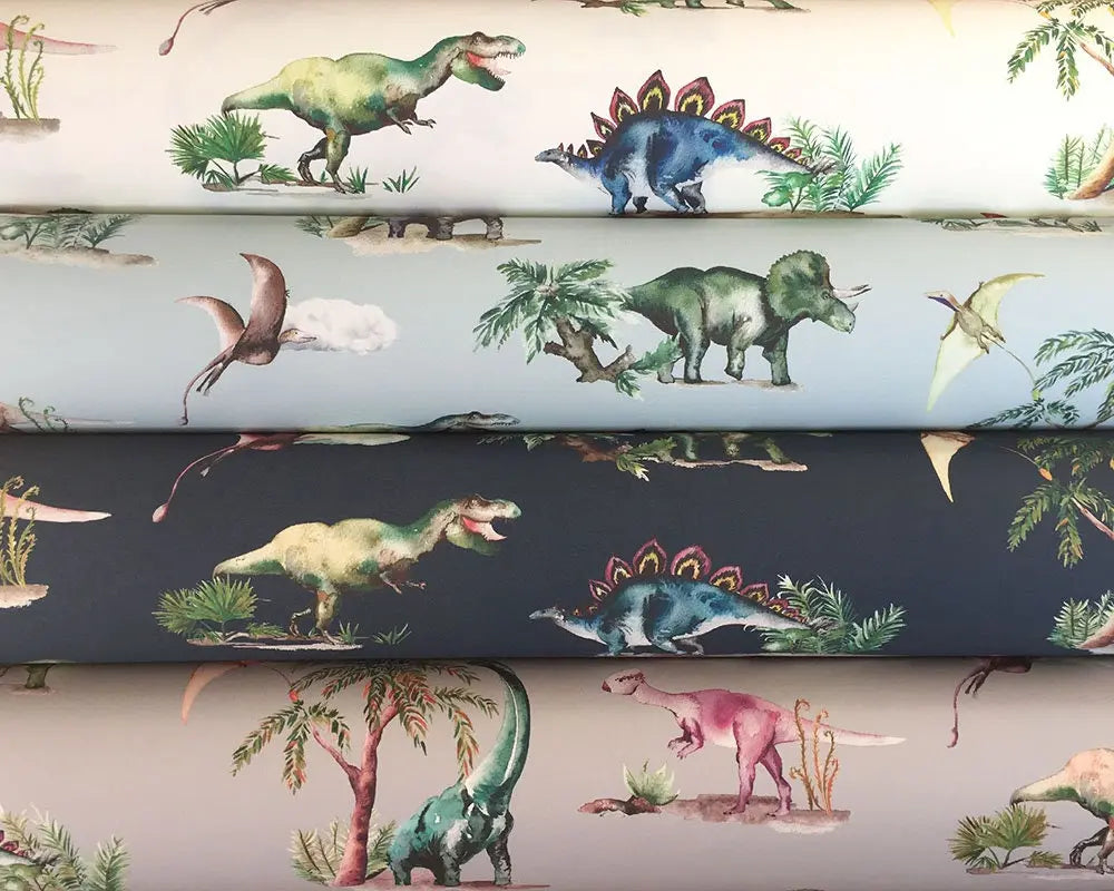 Dinosaurs Children's Wallpaper Katie Hipwell Design