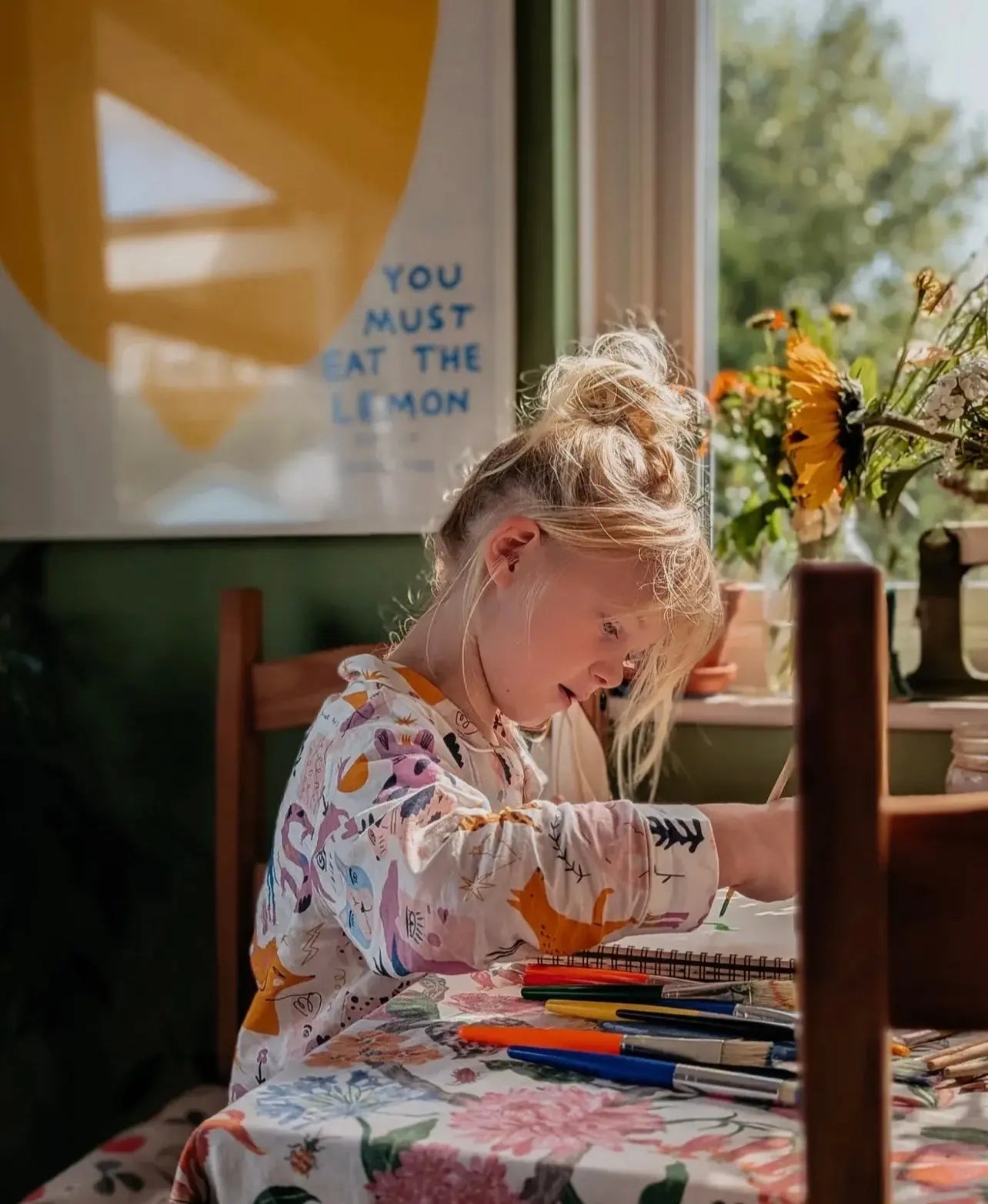 Dog Print Kid's Organic Cotton Pyjama Trouser Set Myza