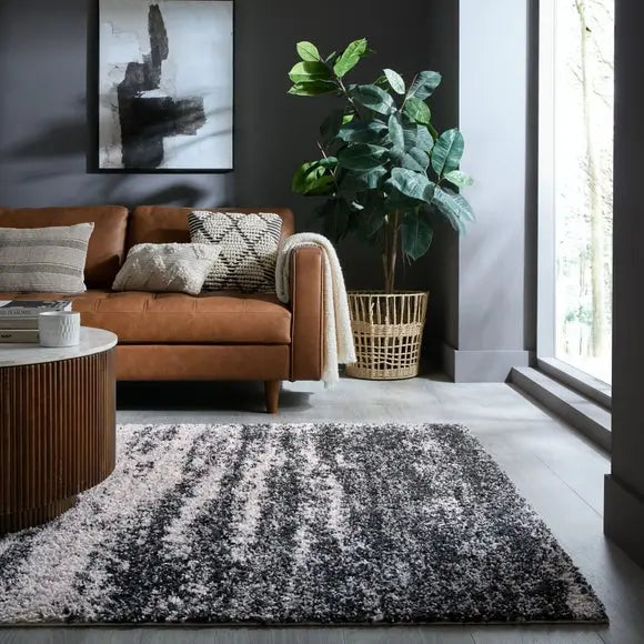 Dune Ombre Abstract Rug Dunelm
