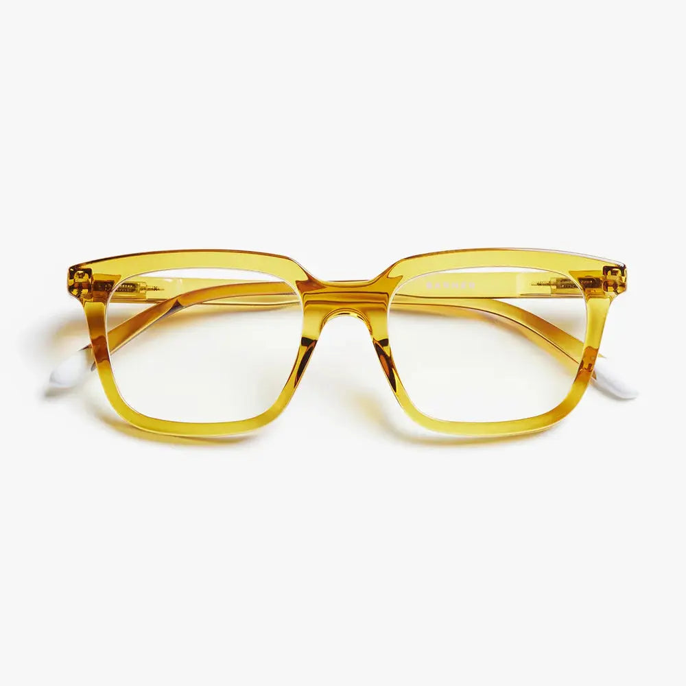 Ecru Olive Holly Glossy Glasses Barner