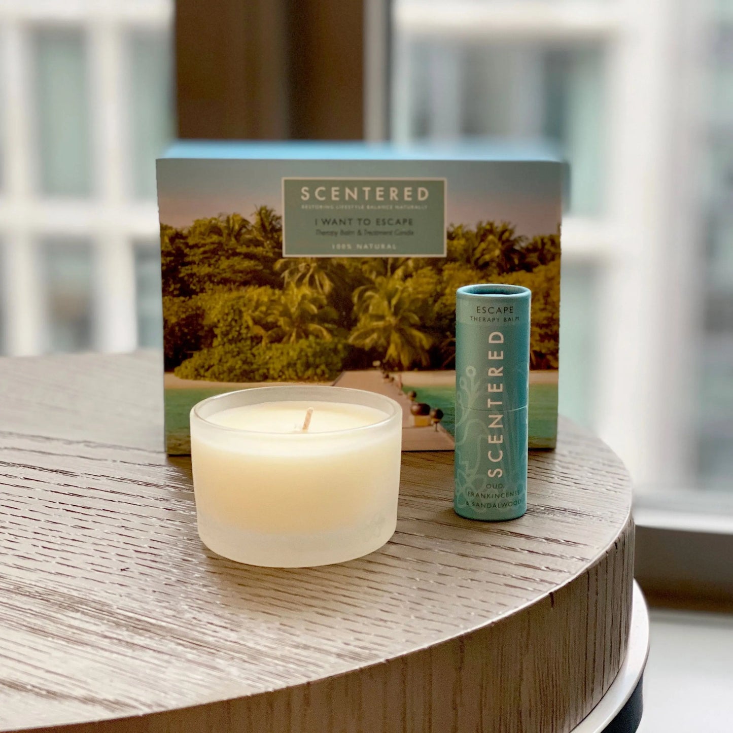 Escape Balm And Candle Set Scentered