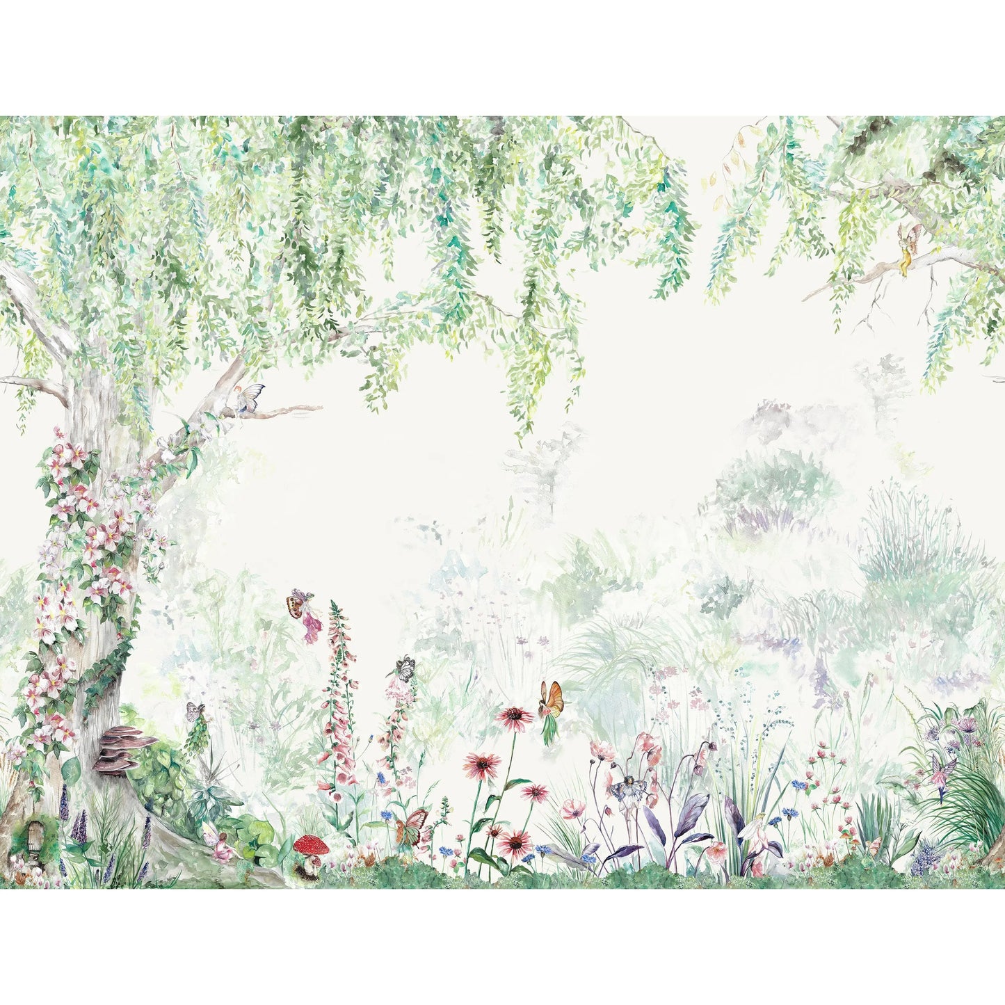 Fairy Forest Mural Wallpaper For Children Katie Hipwell Design