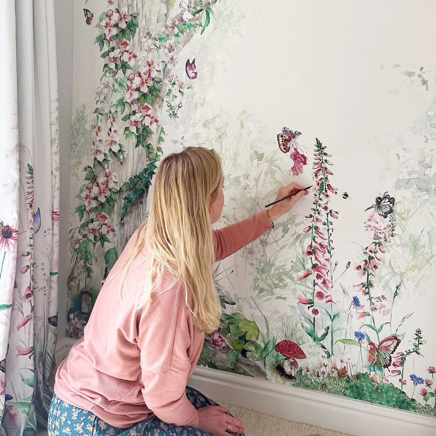 Fairy Forest Mural Wallpaper For Children Katie Hipwell Design