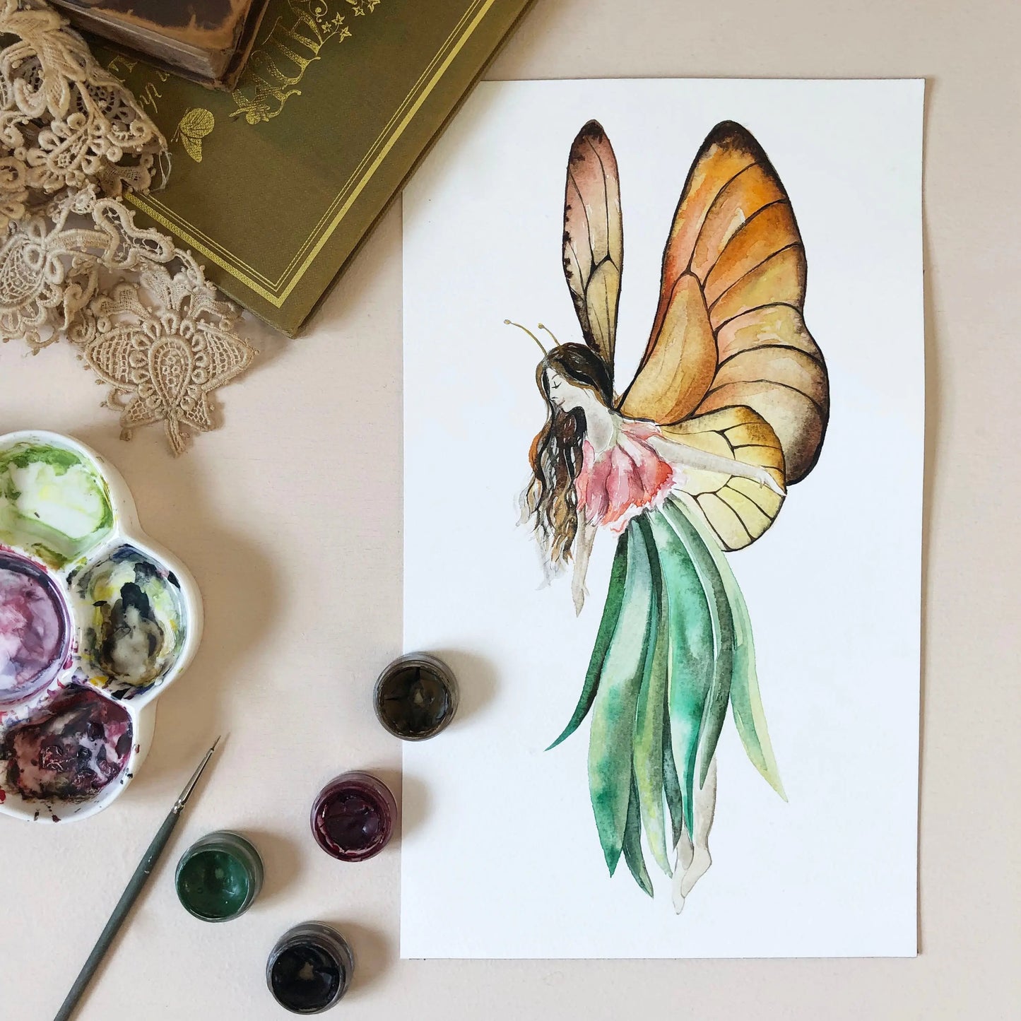 Fairy Garden Children's Wallpaper Katie Hipwell Design