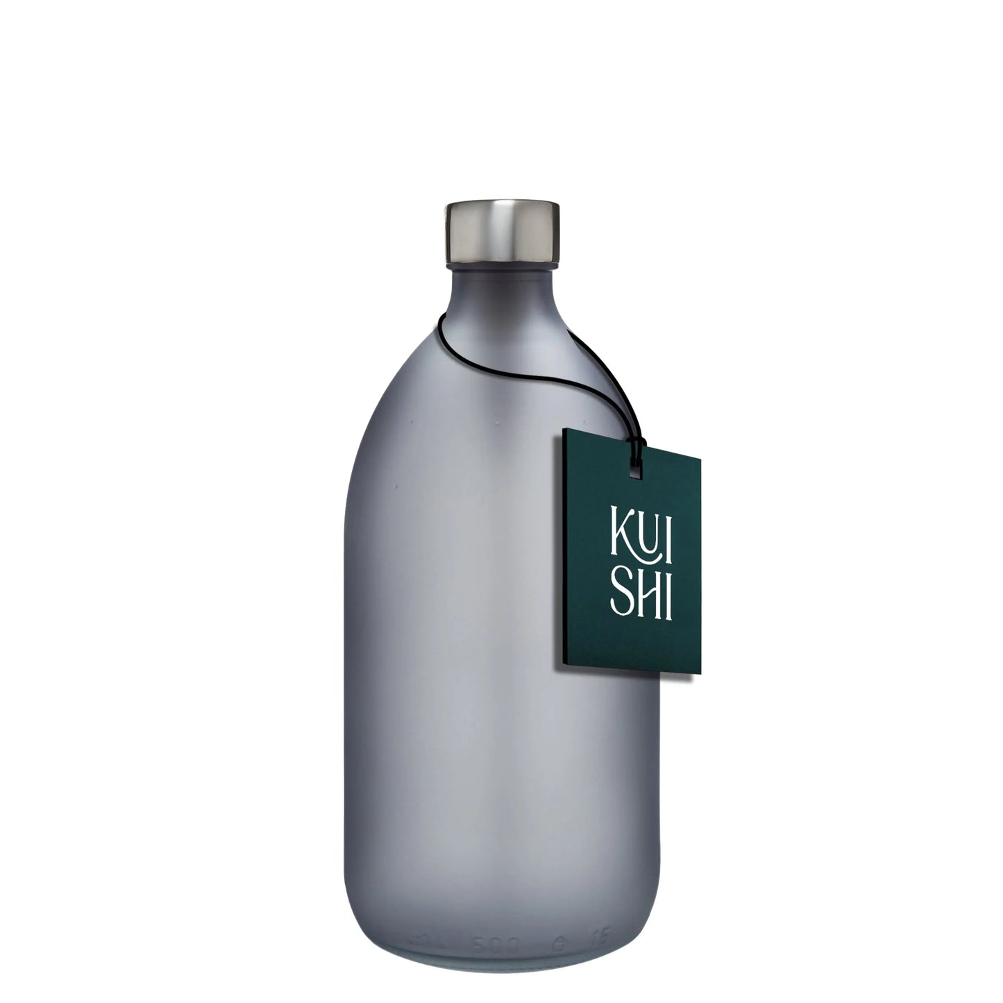 Frosted Grey Bottle and Metal Cap Kuishi