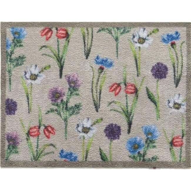 Eco-Friendly Washable Floral Mat The Rugs