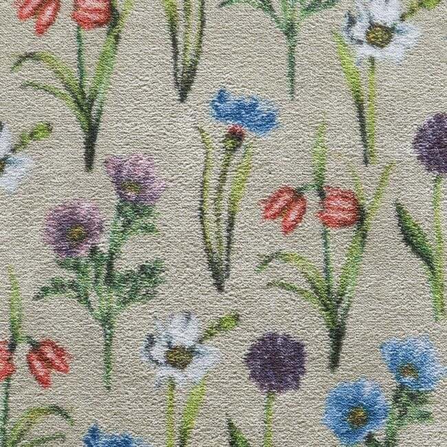 Eco-Friendly Washable Floral Mat The Rugs