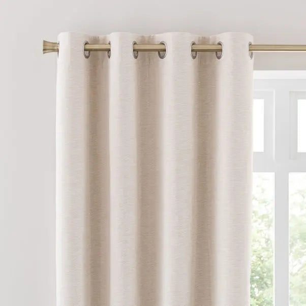 Genoa Chenille Blackout Eyelet Curtains Dunelm
