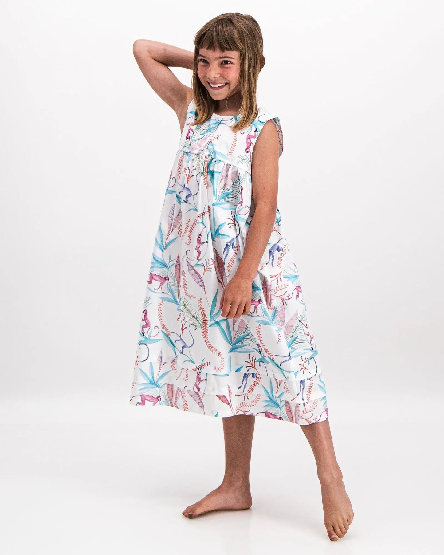 Girls Nighty - Monkeys Woodstock Laundry